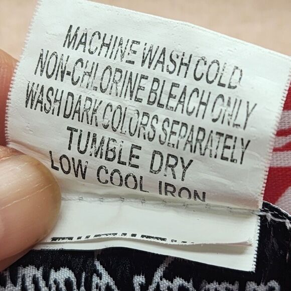 VTG Anthony Richards Red Floral Polo Shirt Women’s Plus 2X Hawaiian Tropical - Picture 6 of 8